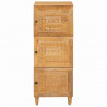 Highboard Jasnobrązowy 40 x 33 x 110 cm lite drewno mango