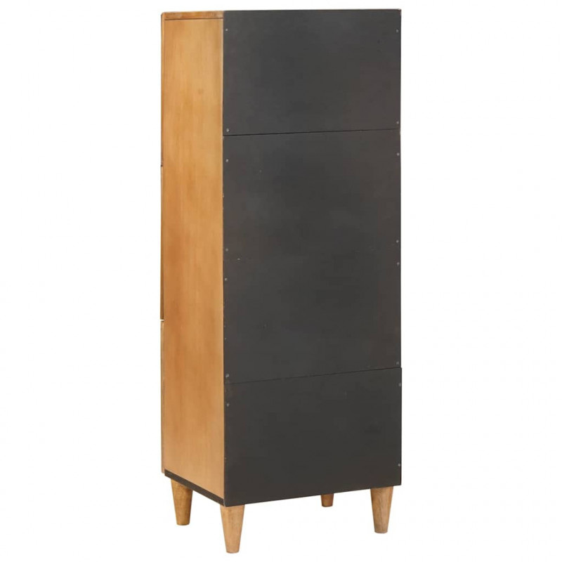 Highboard Jasnobrązowy 40 x 33 x 110 cm lite drewno mango