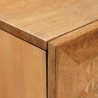 Highboard Jasnobrązowy 40 x 33 x 110 cm lite drewno mango