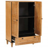 Highboard Jasnobrązowy 60 x 33 x 100 cm lite drewno mango