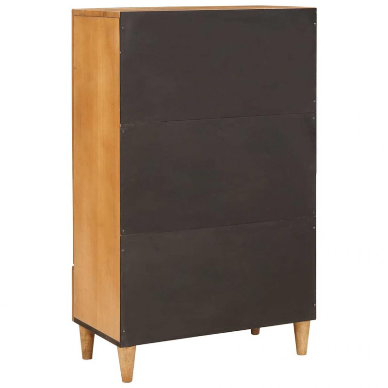 Highboard Jasnobrązowy 60 x 33 x 100 cm lite drewno mango