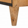 Highboard Jasnobrązowy 60 x 33 x 100 cm lite drewno mango