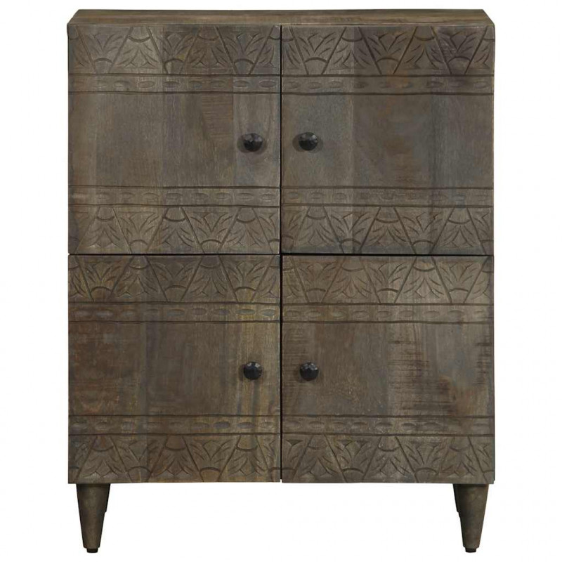 Szafka, 60x33x75 cm, lite drewno mango