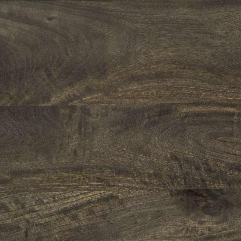 Stolik kawowy, czarny, 100x54x40 cm, lite drewno mango