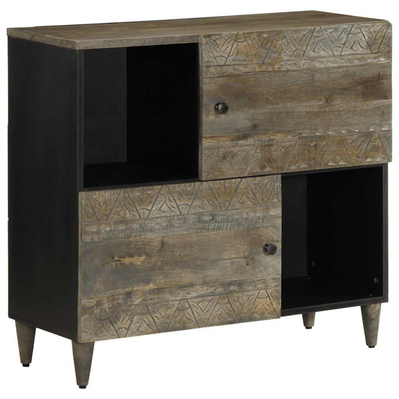 Komoda 80x33x75 cm Drewno lite Mango