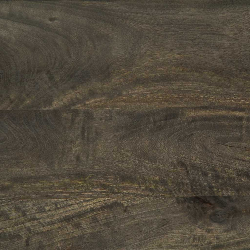 Stolik kawowy, czarny, 80x54x40 cm, lite drewno mango