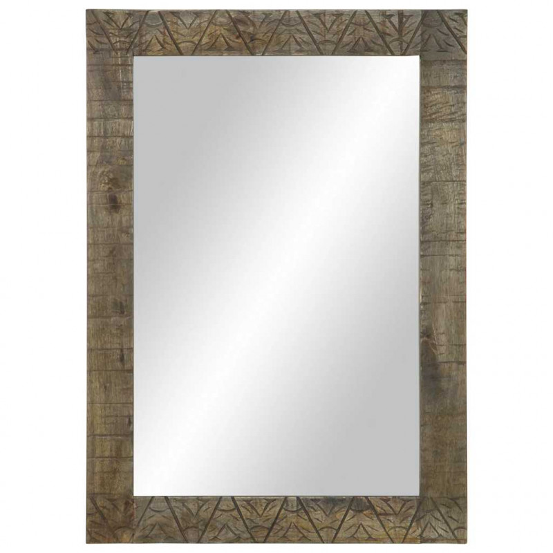 Lustro łazienkowe 50x2,5x70 cm Drewno lite Mango