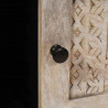 Stolik kawowy Beżowy 100 x 54 x 40 cm Lite drewno akacjowe