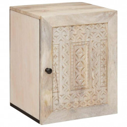 Szafka Łazienkowa Biały 38 x 33 x 48 cm Materiał drewnopochodny
