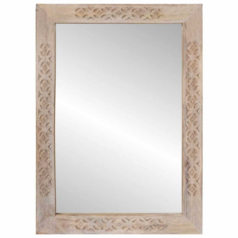 Lustro łazienkowe Z lustrem Biały 70 x 50 x 2,5 cm