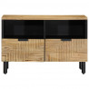 Szafka RTV Brązowa 70x33x46 cm Drewno lite Mango