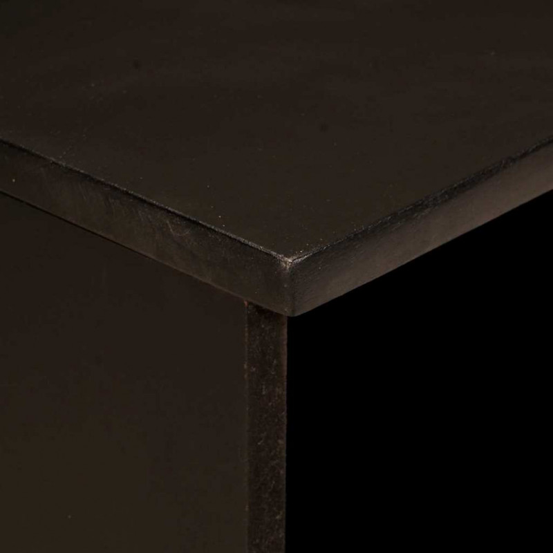 Szafka pod telewizor z szufladą Czarny i złoto 100 x 33 x 46 cm