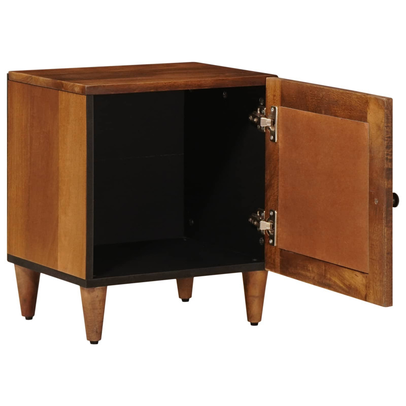 Szafka Nocna 2 pcs Brązowy 40 x 33 x 46 cm Drewno z mango