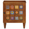 Szafka Nocna 2 pcs Brązowy 40 x 33 x 46 cm Drewno z mango