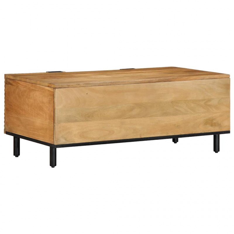 Stolik kawowy Brązowy 100x54x40 cm Drewno lite Mango