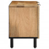 Szafka RTV Brązowa 105x33x46 cm Drewno lite Mango