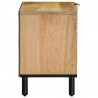 Szafka RTV Brązowa 80x31,5x46 cm Drewno lite Mango