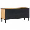 Szafka RTV Brązowa 100x33x46 cm Drewno lite Mango