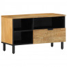 Szafka RTV Brązowa 80x33x46 cm Drewno lite Mango