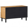 Szafka RTV Brązowa 80x33x46 cm Drewno lite Mango