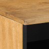 Szafka RTV Brązowa 80x33x46 cm Drewno lite Mango