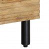 Szafka RTV Brązowa 80x33x46 cm Drewno lite Mango