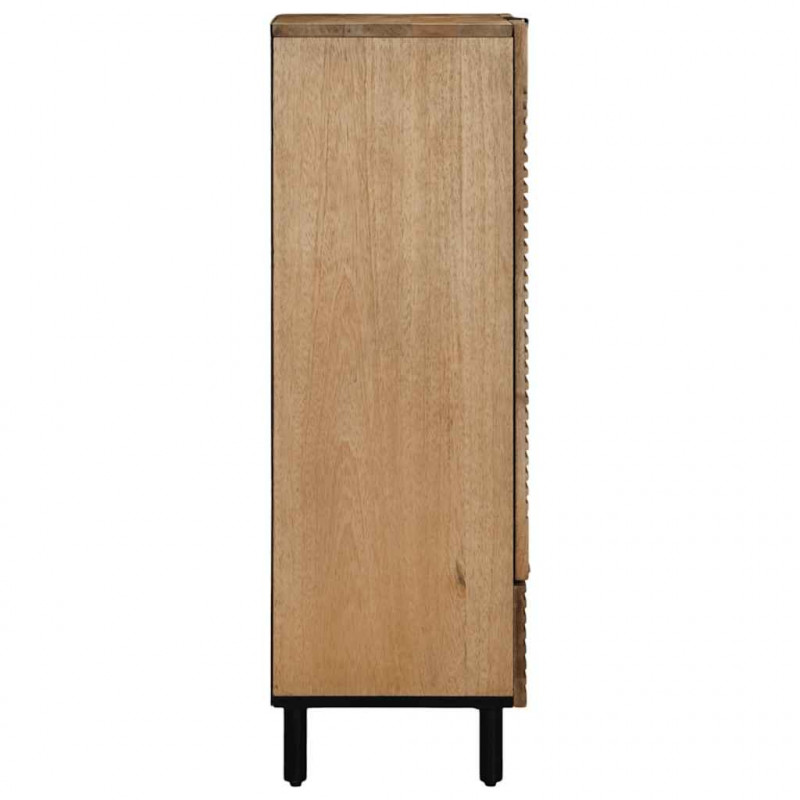 Komoda wysoka Brązowa 60x33x100 cm Drewno lite Mango