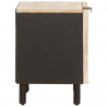 Szafka Nocna 2 pcs Biały 40 x 33 x 46 cm Drewno z mango
