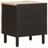Szafka Nocna 2 pcs Biały 40 x 33 x 46 cm Drewno z mango