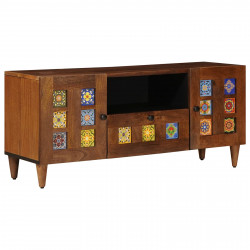 Szafka pod telewizor z szufladą orzech włoski 105 x 33 x 46 cm
