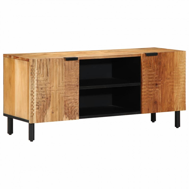 Szafka pod telewizor, 105x33x46 cm, lite drewno akacjowe