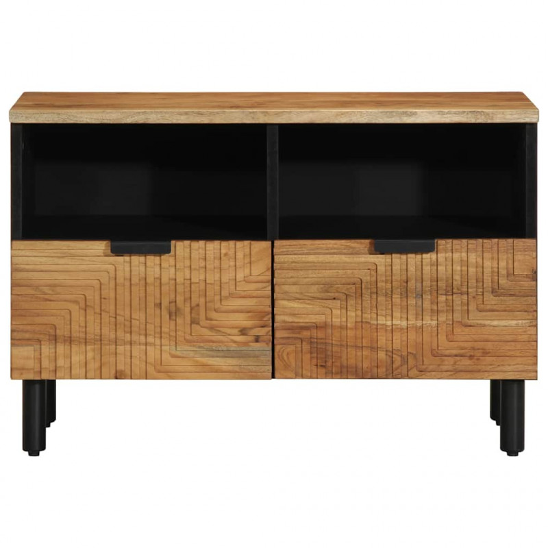 Szafka pod telewizor, 70x33x46 cm, lite drewno akacjowe