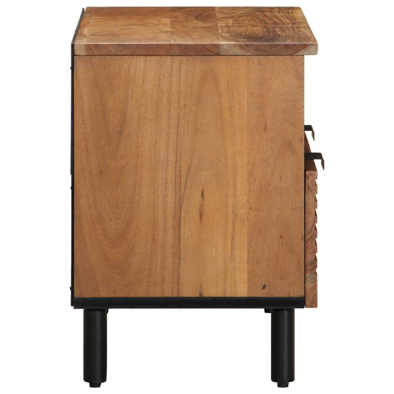 Szafka pod telewizor, 70x33x46 cm, lite drewno akacjowe