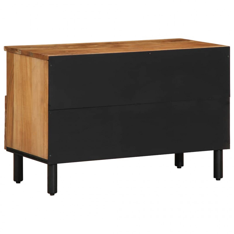 Szafka pod telewizor, 70x33x46 cm, lite drewno akacjowe