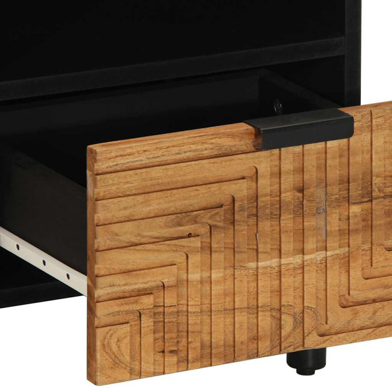 Szafka pod telewizor, 70x33x46 cm, lite drewno akacjowe