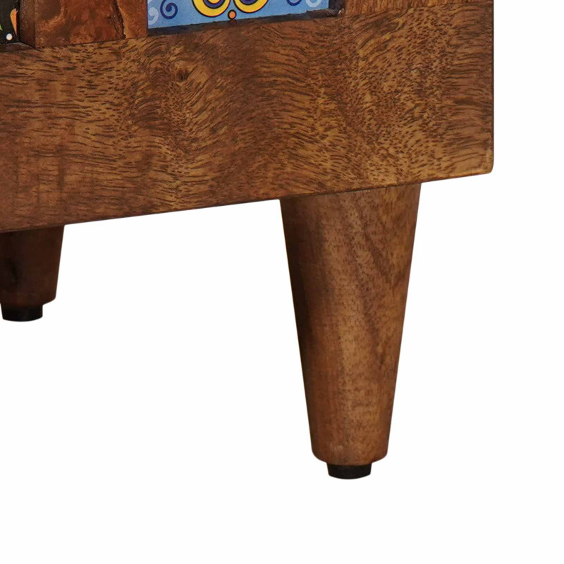 Szafka pod telewizor z szufladą orzech włoski 80 x 33 x 46 cm