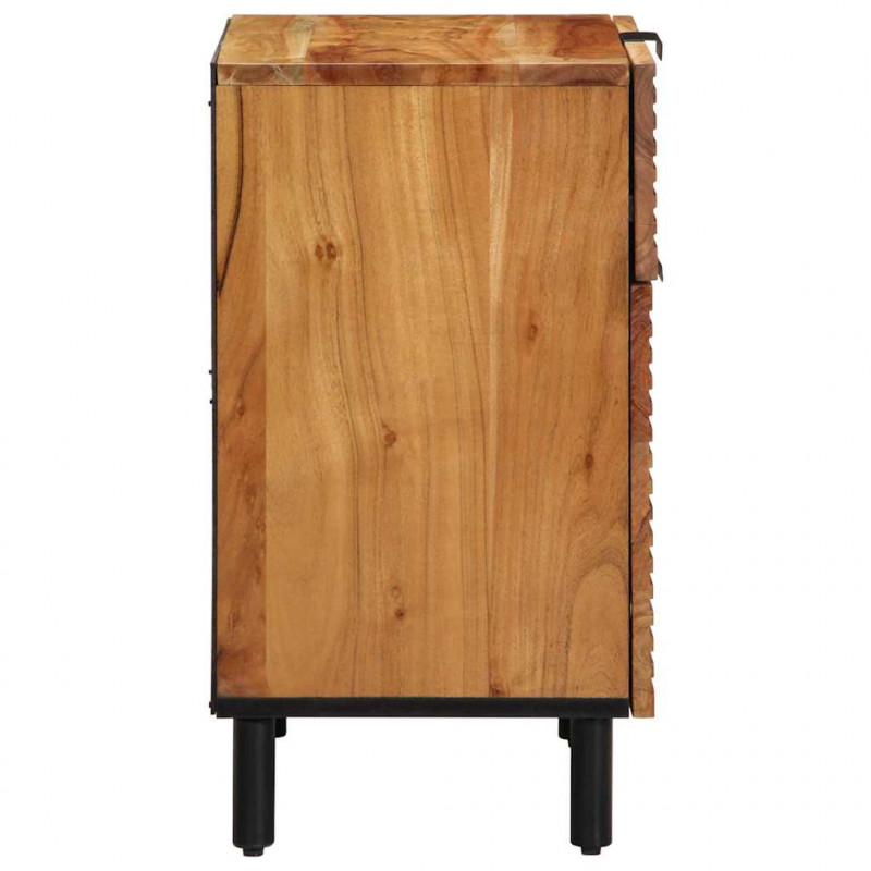 Szafka Nocna Brązowy 50 x 33 x 60 cm Lite drewno akacjowe