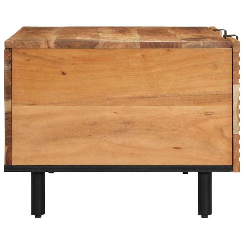 Stolik kawowy Brązowy 100 x 54 x 40 cm Lite drewno akacjowe