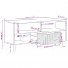 Jednostki telewizyjne Lite Drewno Akacji 100 x 33,5 x 46 cm
