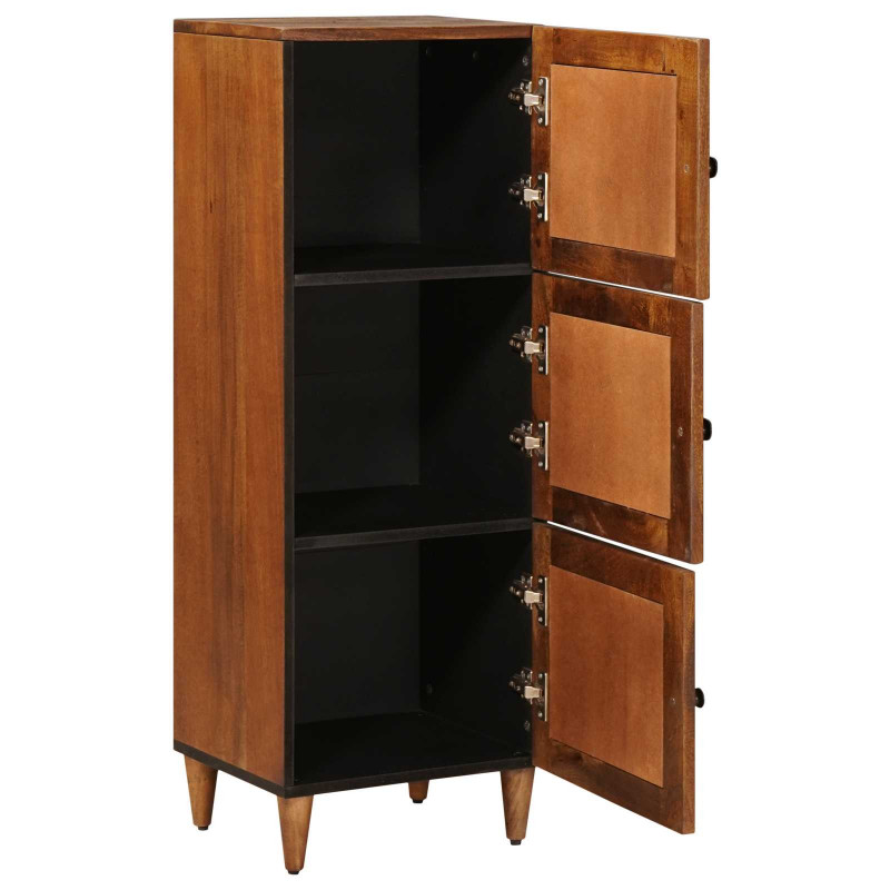 Highboard orzech włoski 40 x 33 x 110 cm Drewno z mango