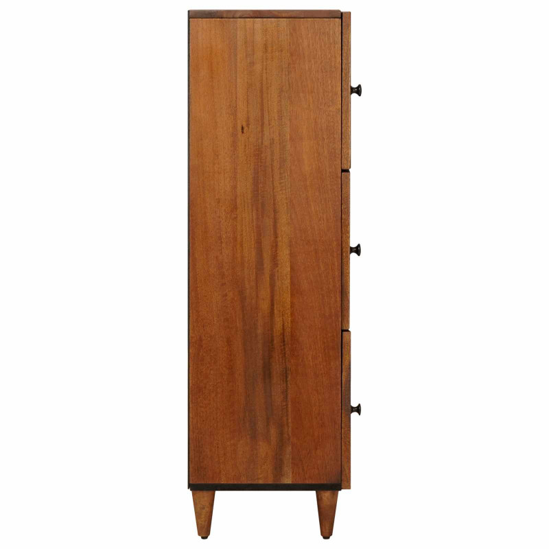 Highboard orzech włoski 40 x 33 x 110 cm Drewno z mango