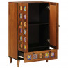Highboard orzech włoski 60 x 33,5 x 100 cm Drewno z mango