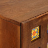 Highboard orzech włoski 60 x 33,5 x 100 cm Drewno z mango