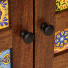Highboard orzech włoski 60 x 33,5 x 100 cm Drewno z mango