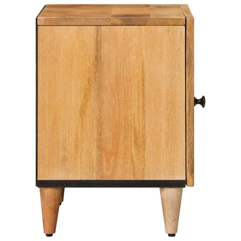 Szafka Nocna 2 pcs Naturalny 40 x 33,5 x 46 cm Drewno z mango
