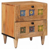 Szafka Nocna Naturalny 40 x 33,5 x 46 cm Drewno z mango