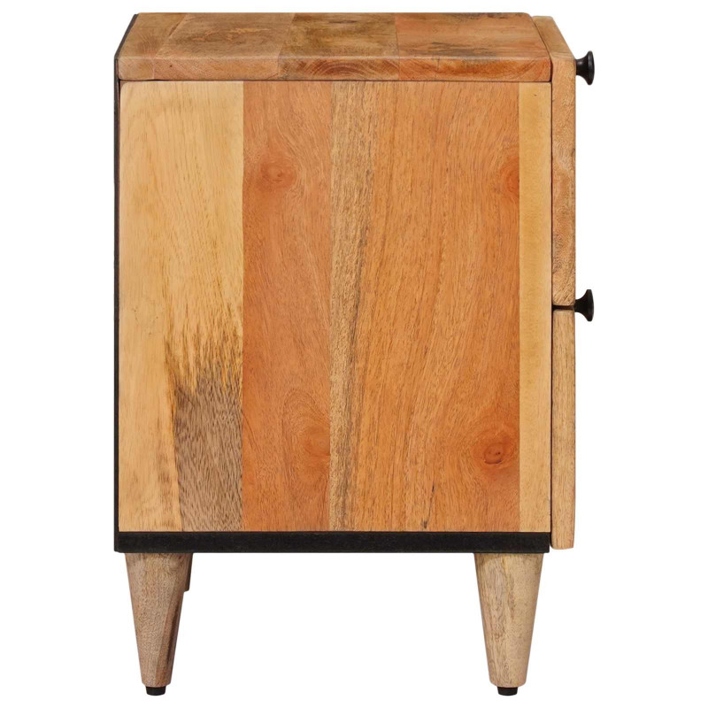 Szafka Nocna Naturalny 40 x 33,5 x 46 cm Drewno z mango