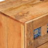 Szafka Nocna 2 pcs Naturalny 40 x 33,5 x 46 cm Drewno z mango