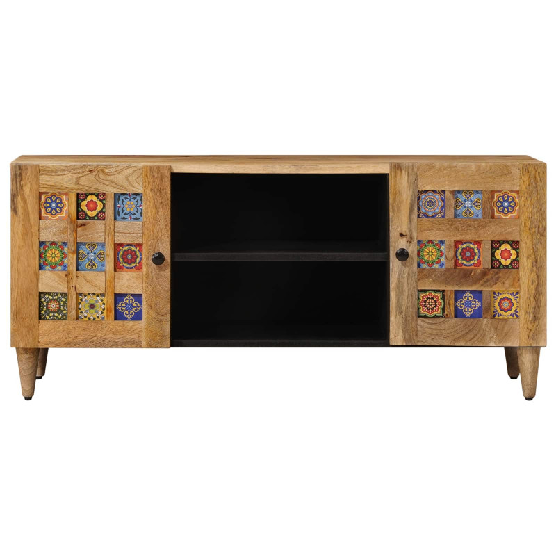 Szafka pod telewizor z półką Naturalny 105 x 33,5 x 46 cm