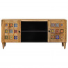 Szafka pod telewizor z półką Naturalny 105 x 33,5 x 46 cm